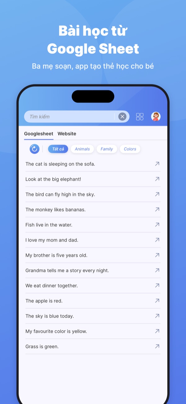 Bài học từ Google Sheet